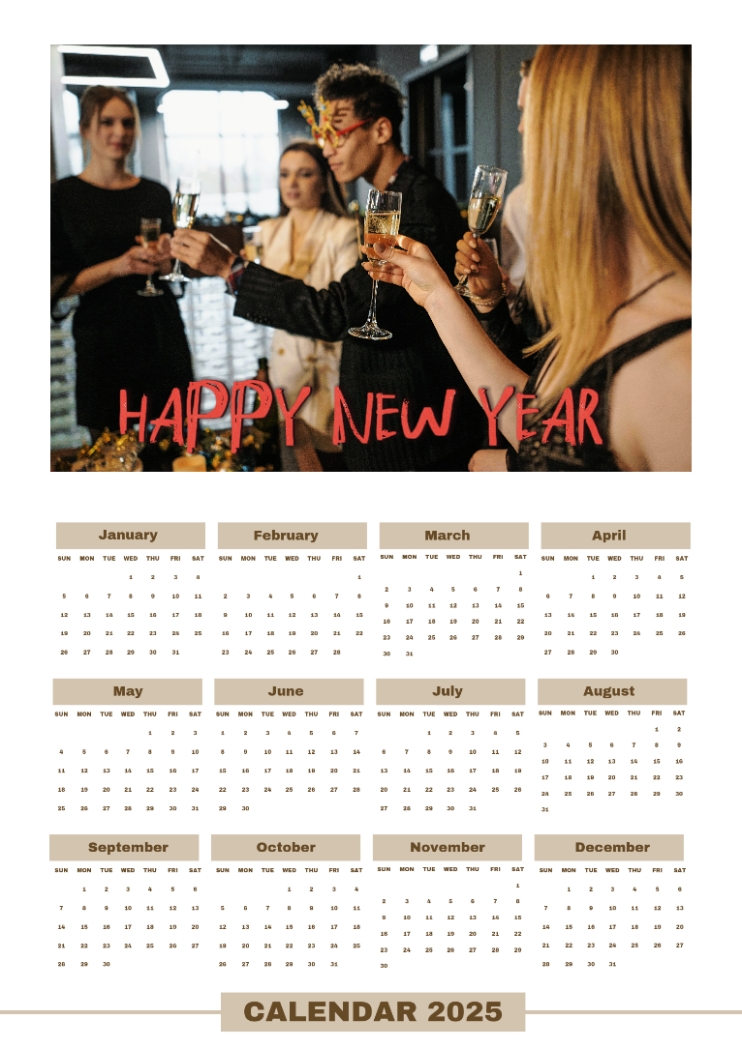 CALENDRIER 2025
