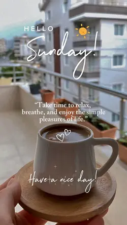 Hello Sunday โค๏ธ