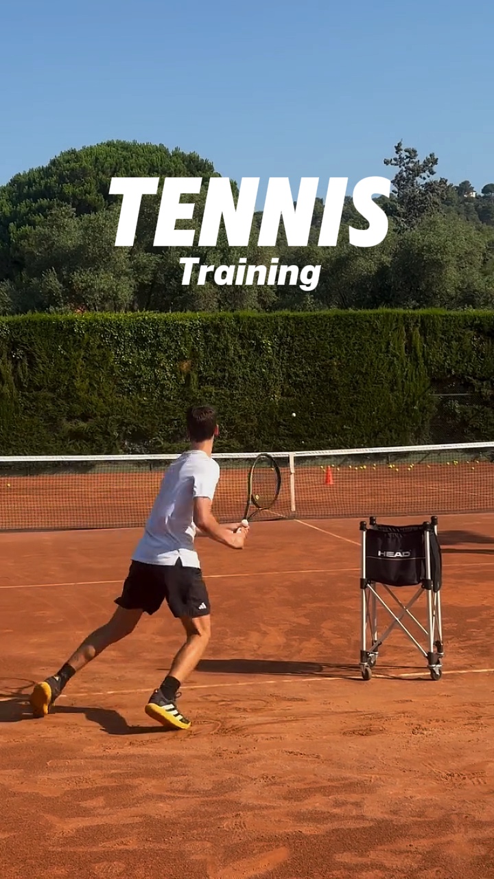 Entraînement de tennis 