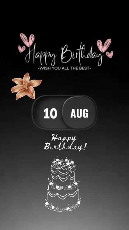 FELIZ CUMPLEAÑOS 10 DE AGOSTO