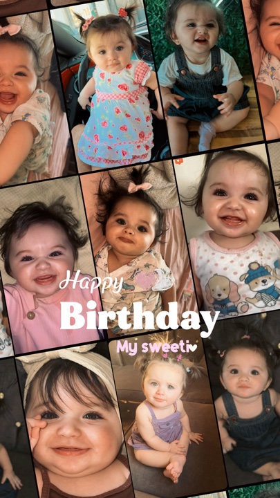 Birthday baby
