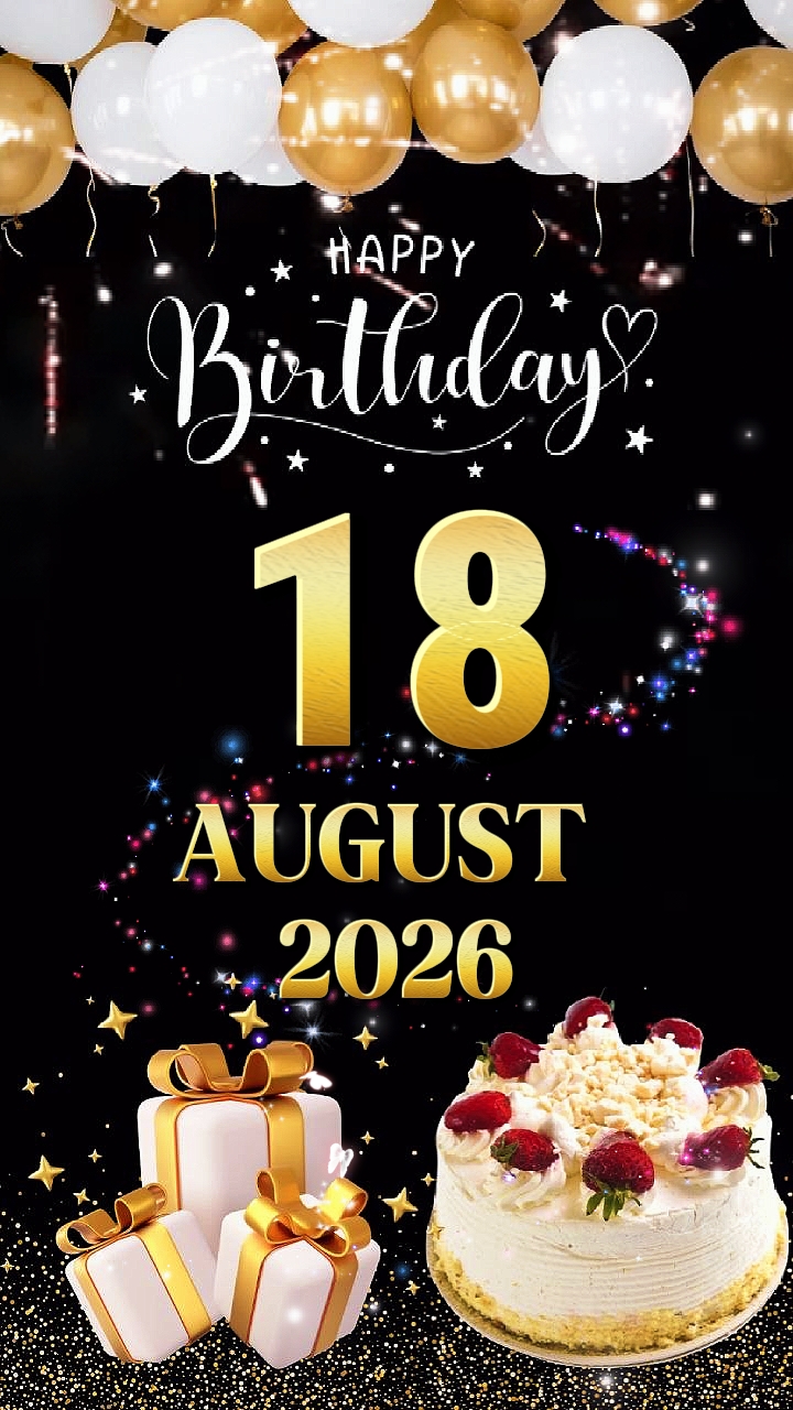 Cumpleaños 18 de agosto 