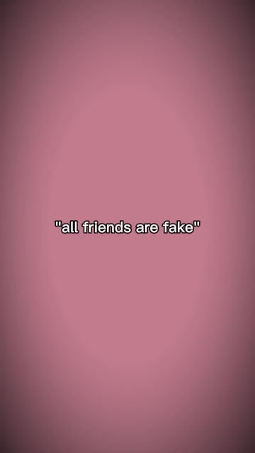 Alle Freunde sind gefälscht
