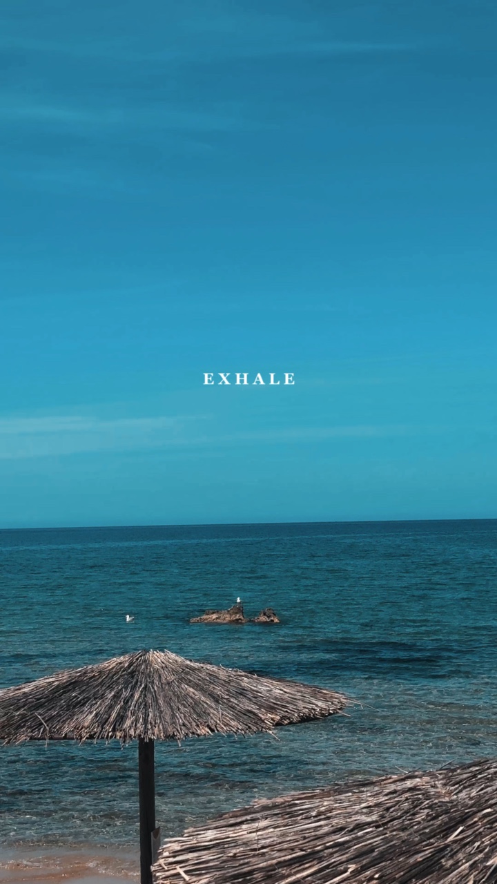 呼出海浪