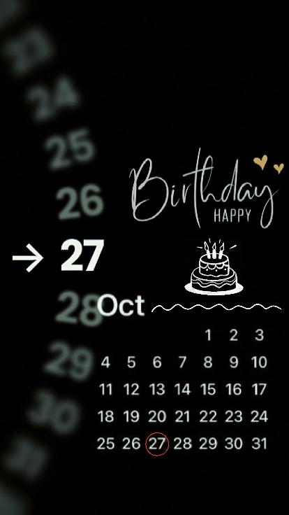 BDAY DAUGHTER 27 OCT