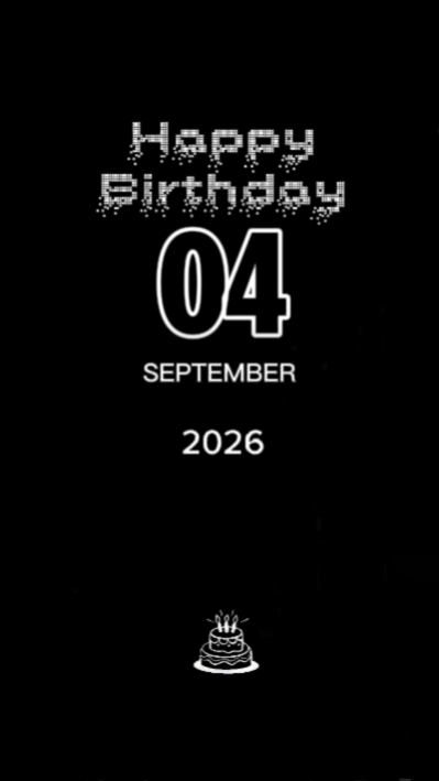HBD 4 SEPTEMBRE