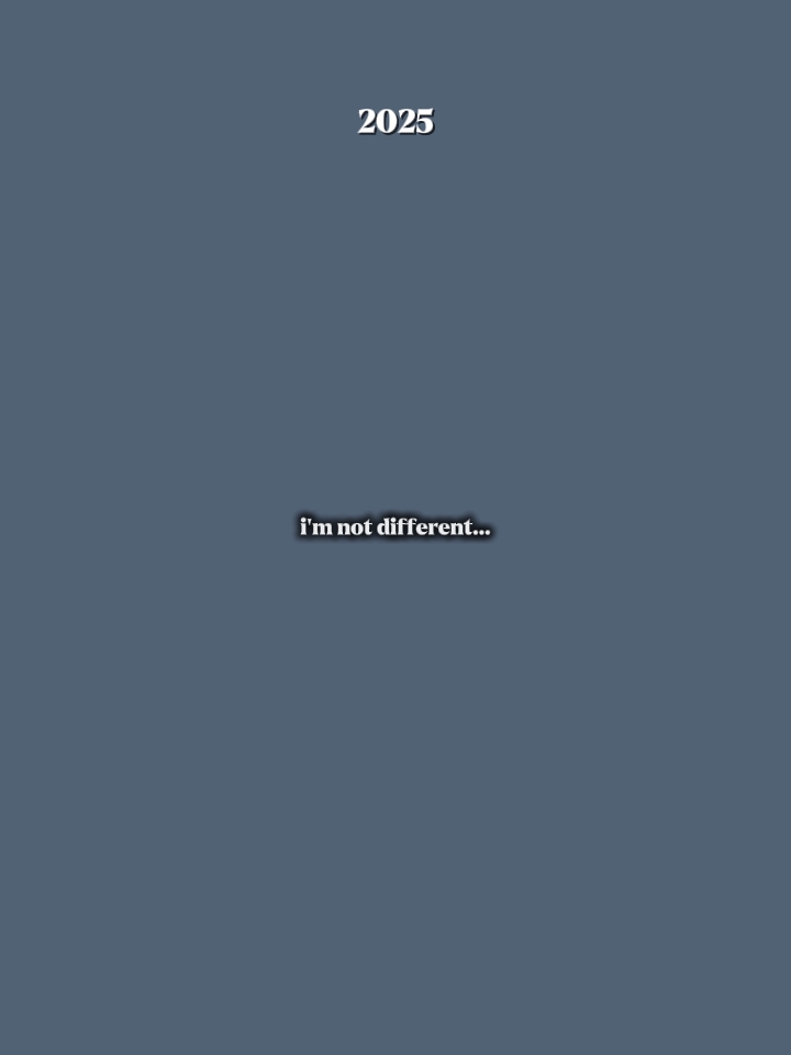 Eu não sou diferente 