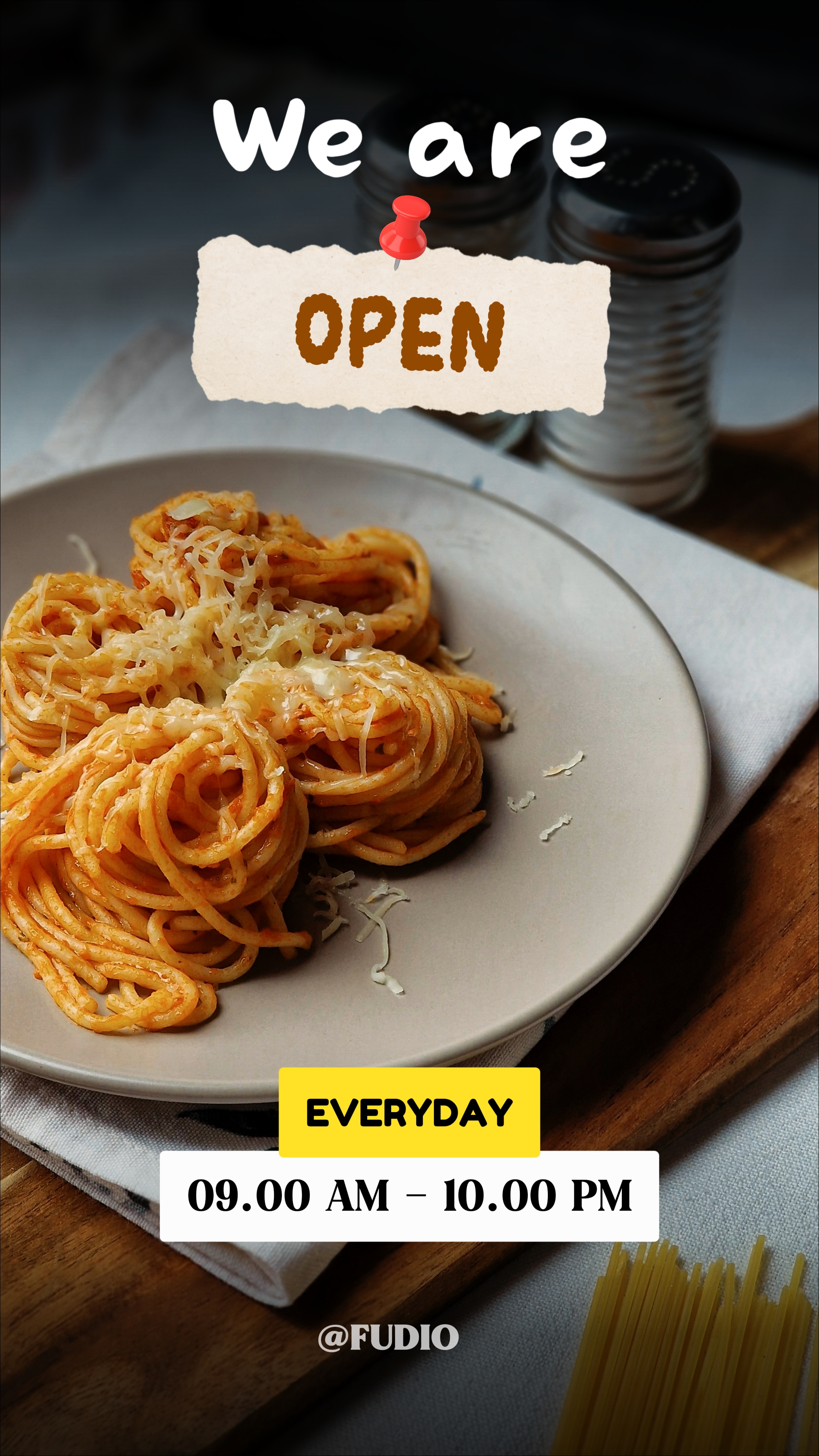 we are open