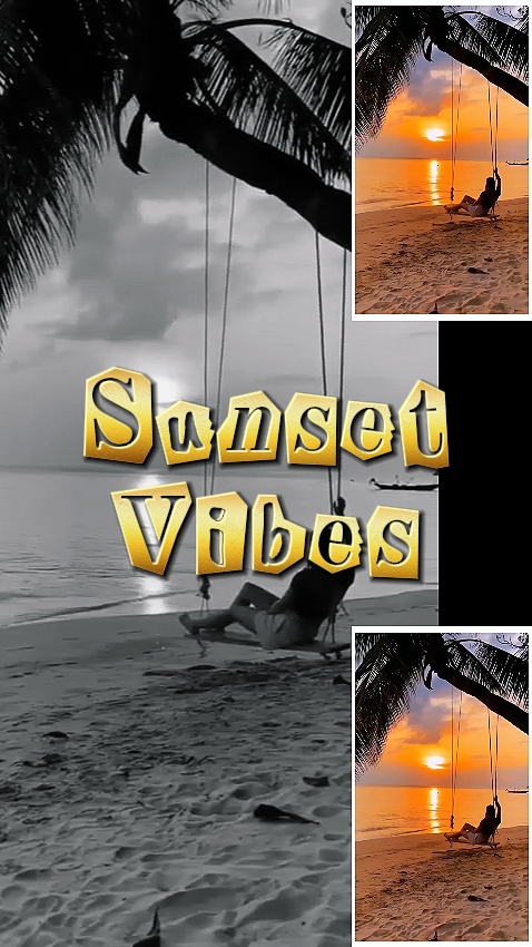 Vibrações Do Pôr Do Sol