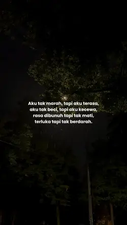 Aku tak marah
