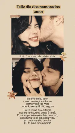 Feliz nosso dia amor