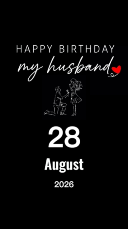 Birthdaymyhusbnd28Ag