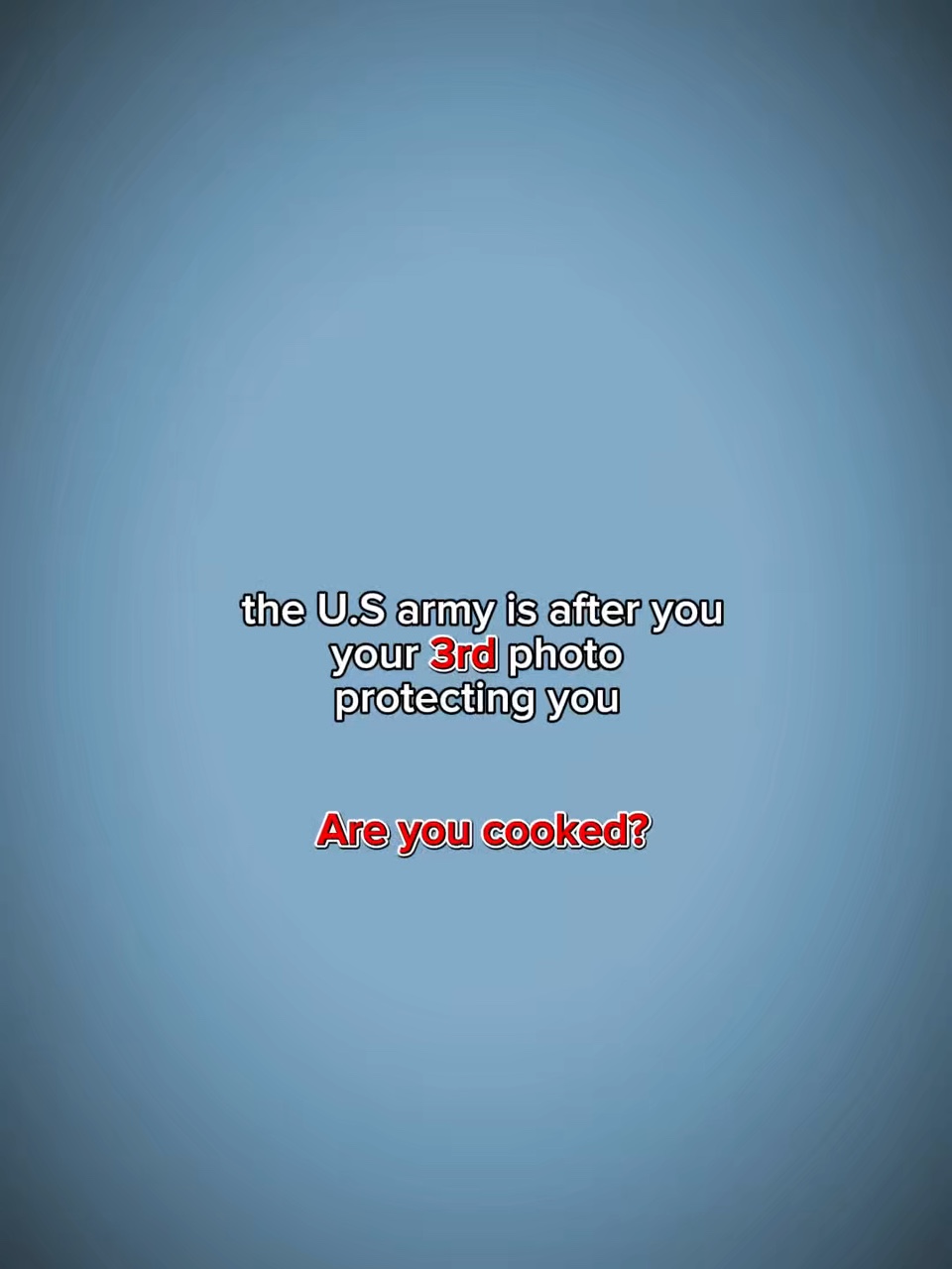 Are you cooked?