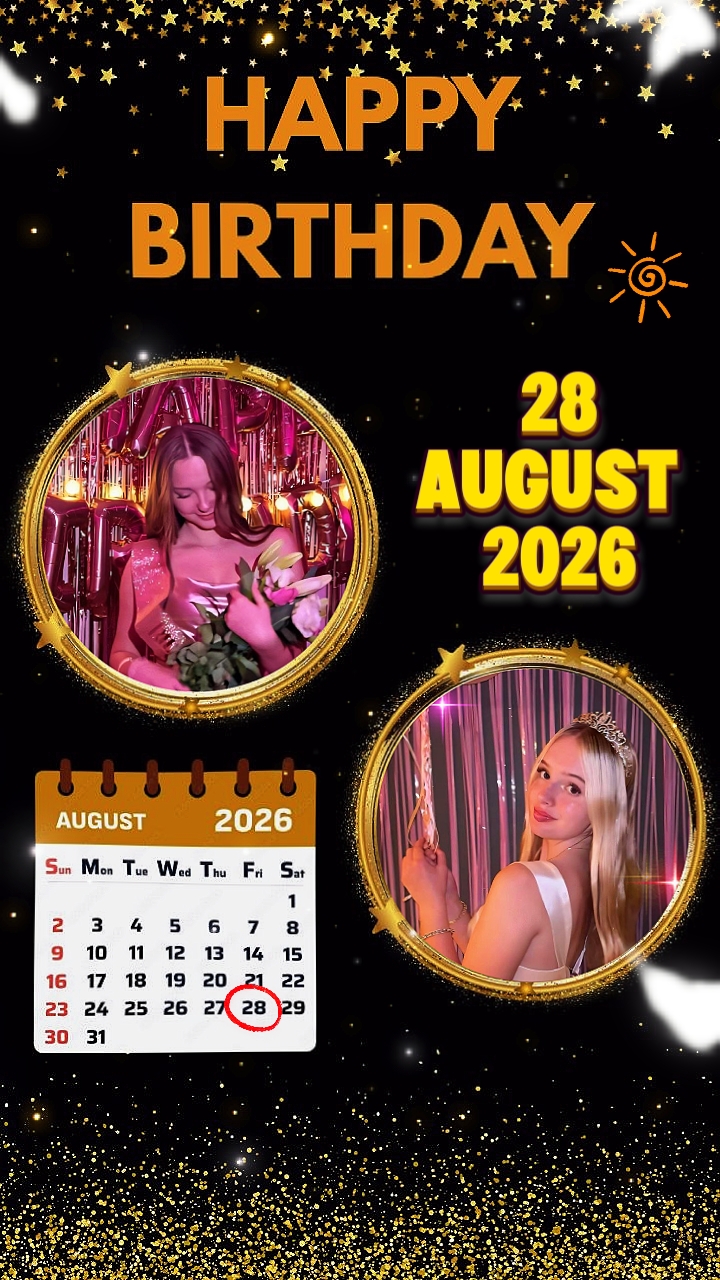 Birthday 28 August 