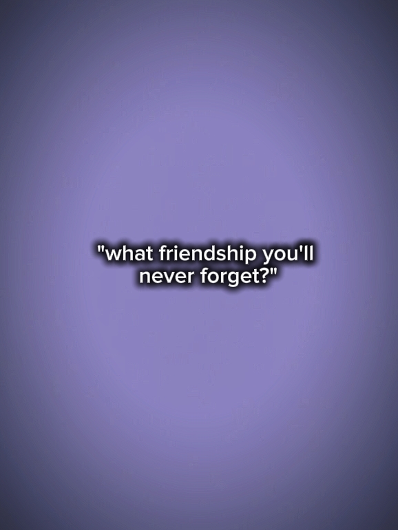 what friendship?