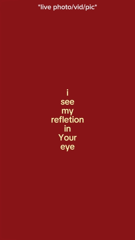 in your eye
