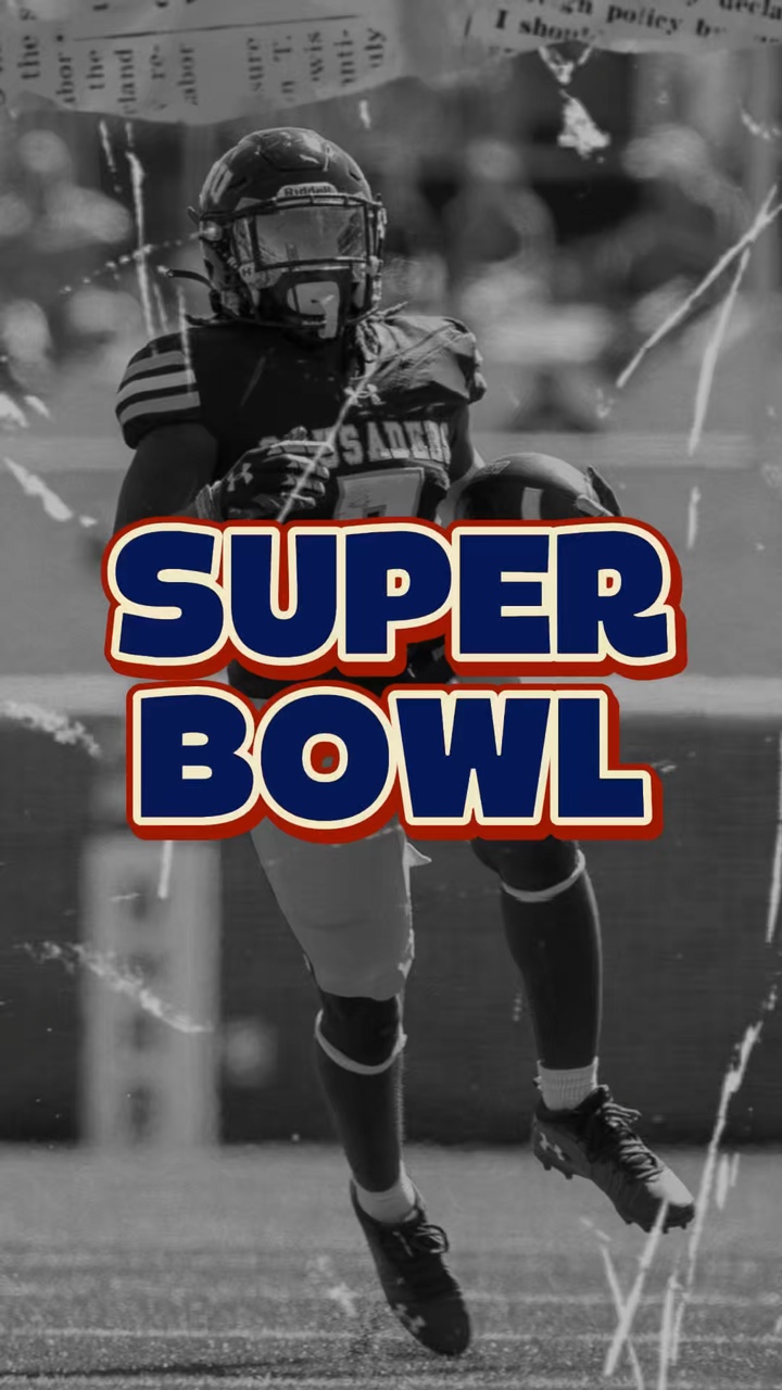 Super bowl template 