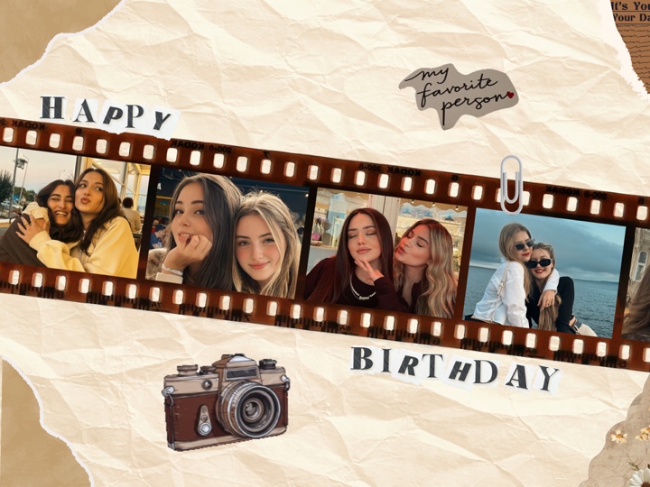BIRTHDAY FILM SCROLL