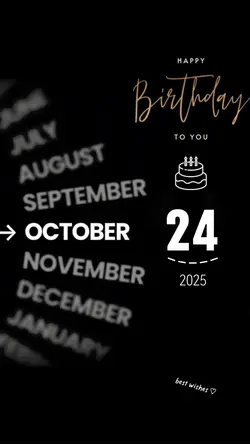 HBD 24 OCTOBER 2025