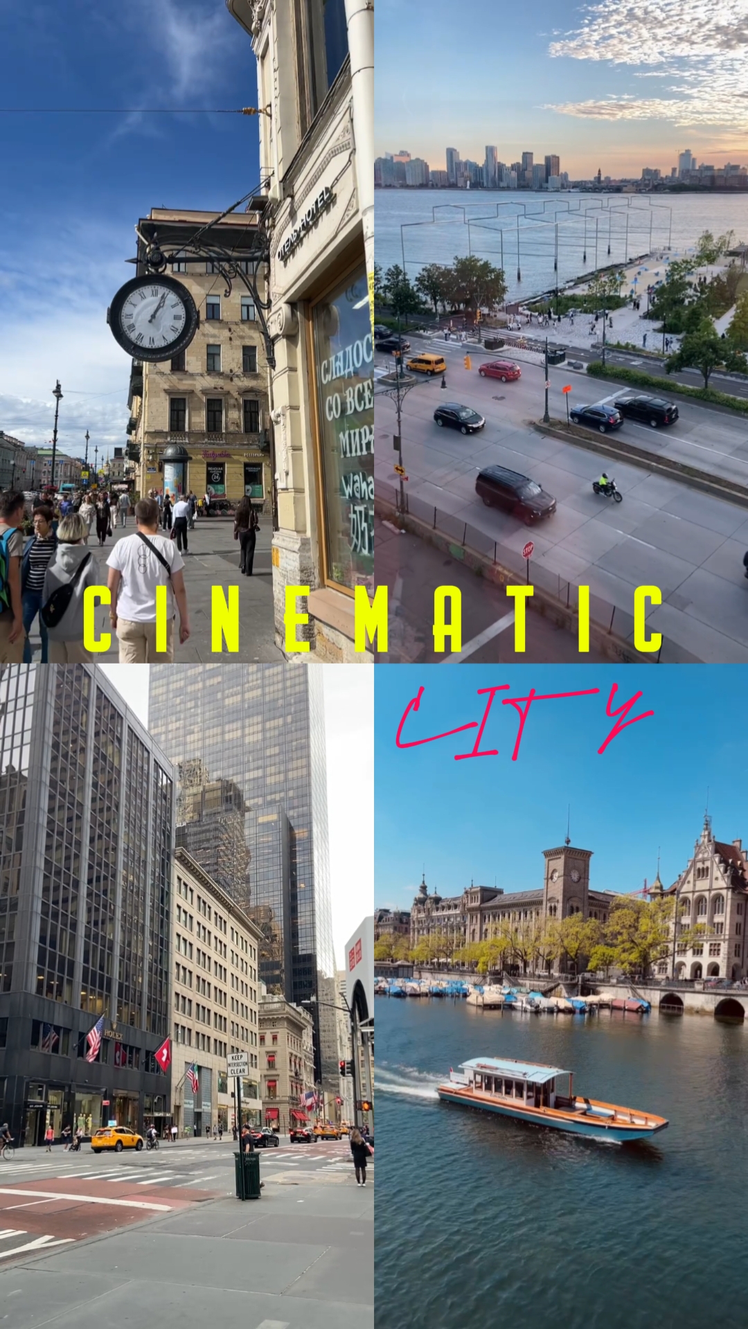 Ambiance CINÉMATIQUE DE LA VILLE