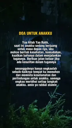 Doa untuk Anakku