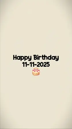 hbd 11 november 2025