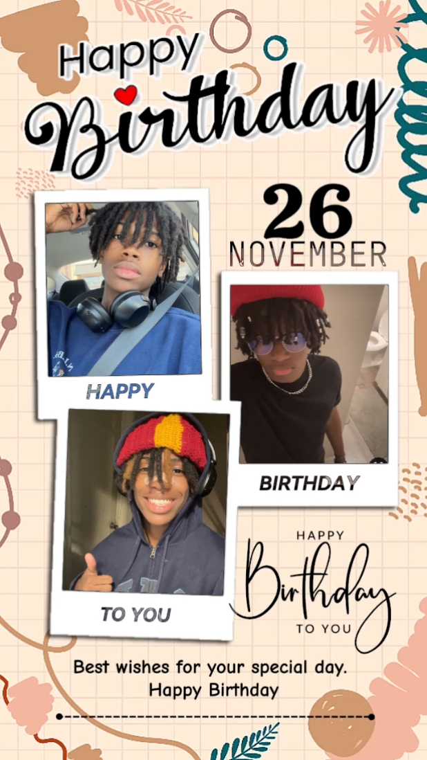 Feliz cumpleaños hermano