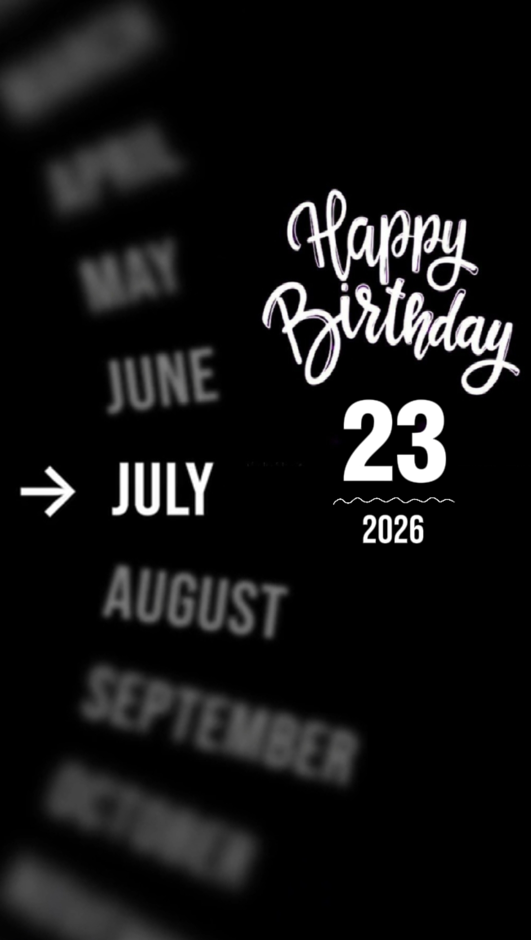 SELAMAT ULANG TAHUN 23 JULI
