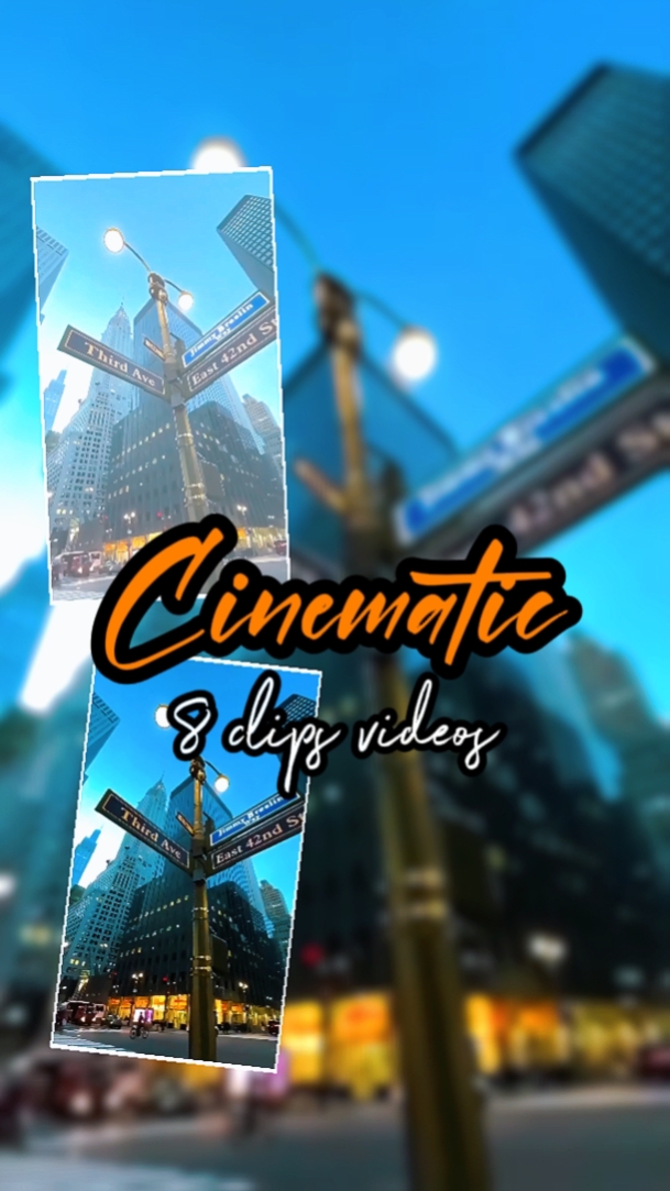8 CLIPS CINÉMATIQUES