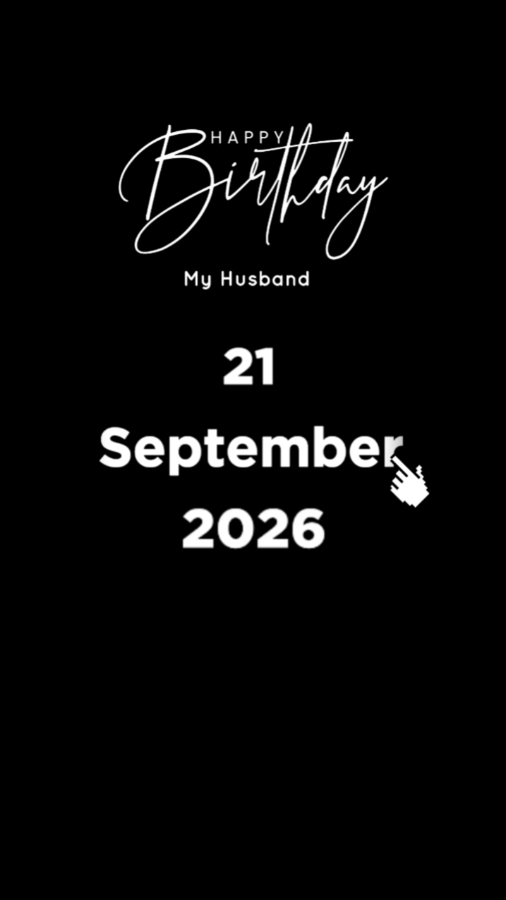 HBD HUSBAND 21 SEPTE