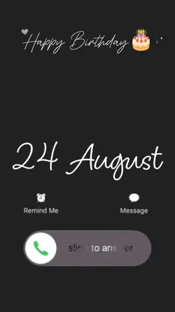 BDAY TO YOU 24AUGUST