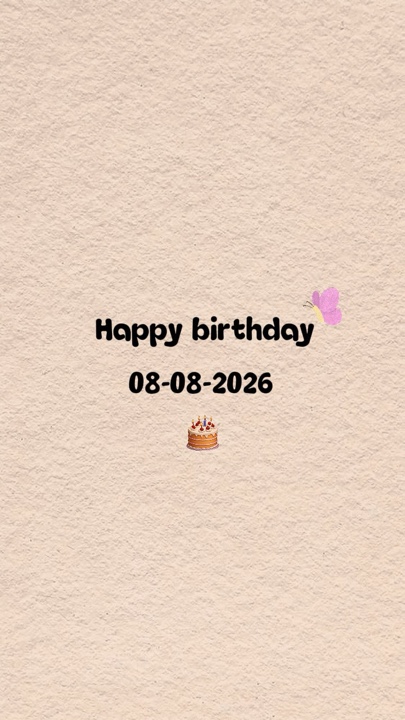 HBD LOVE 9 AUGUST 