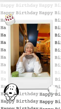 birthday frame