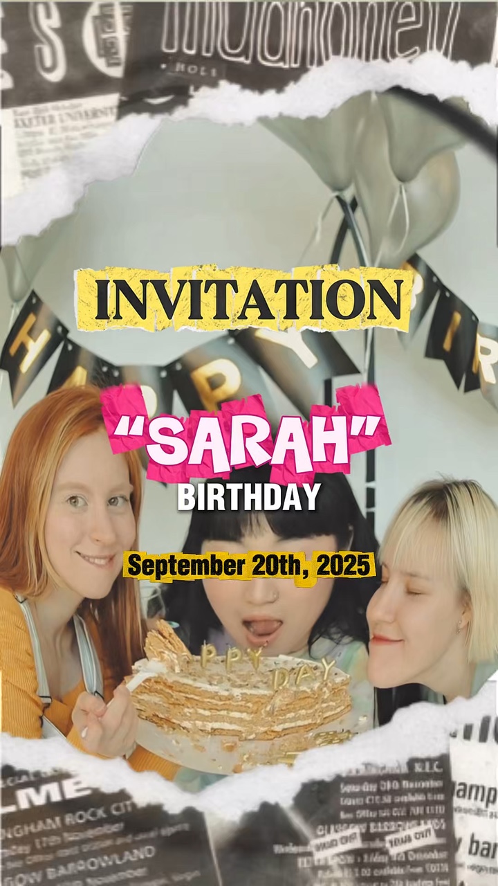 INVITATION ANNIVERSAIRE