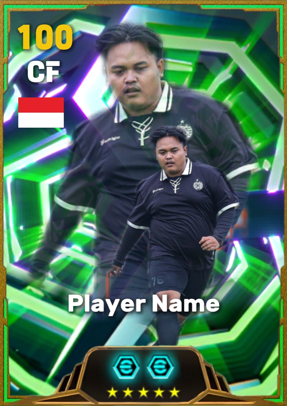 Tarjeta de fútbol electrónico