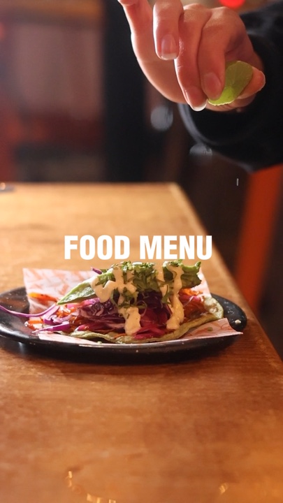Menú De Comida