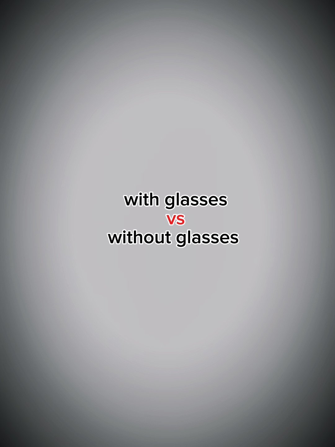 AVEC / SANS LUNETTES 