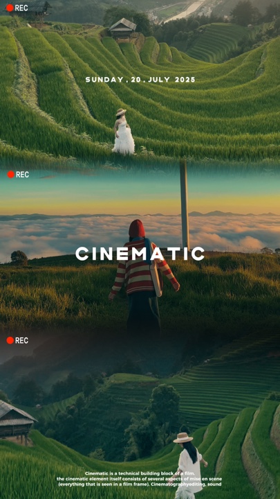 Cinematic 3video