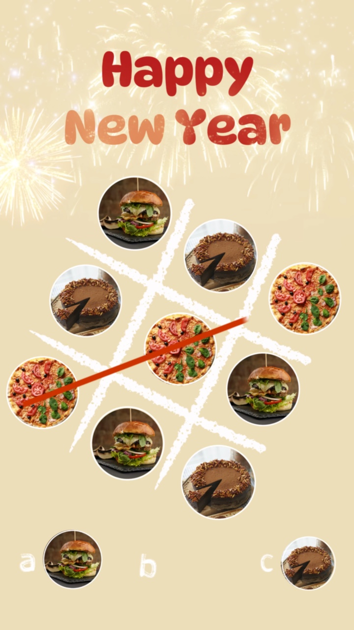 Marketing de restaurant Le rythme du réveillon du Nouvel An correspond au style TikTok 