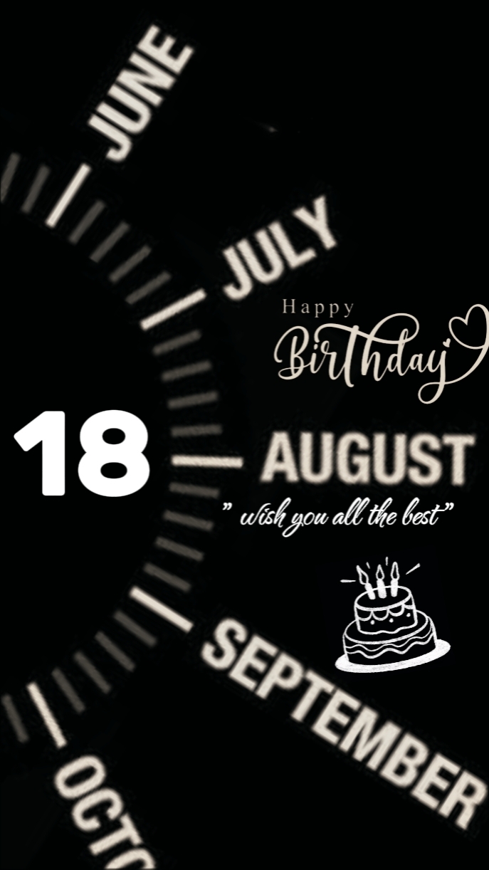 hbd 18 August 