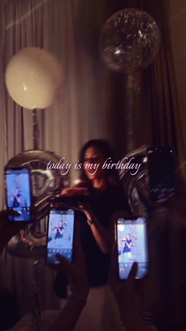 aujourd'hui c'est mon anniversaire