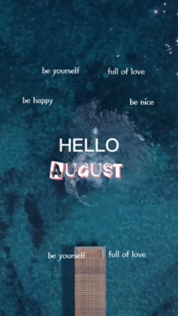 Hola agosto