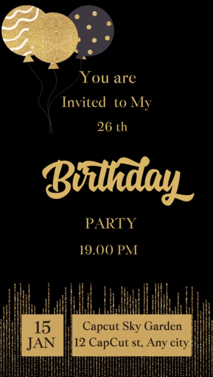 Invitación De Cumpleaños