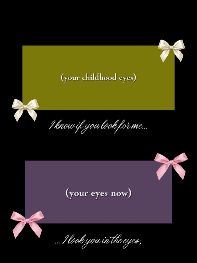 Your eyes 