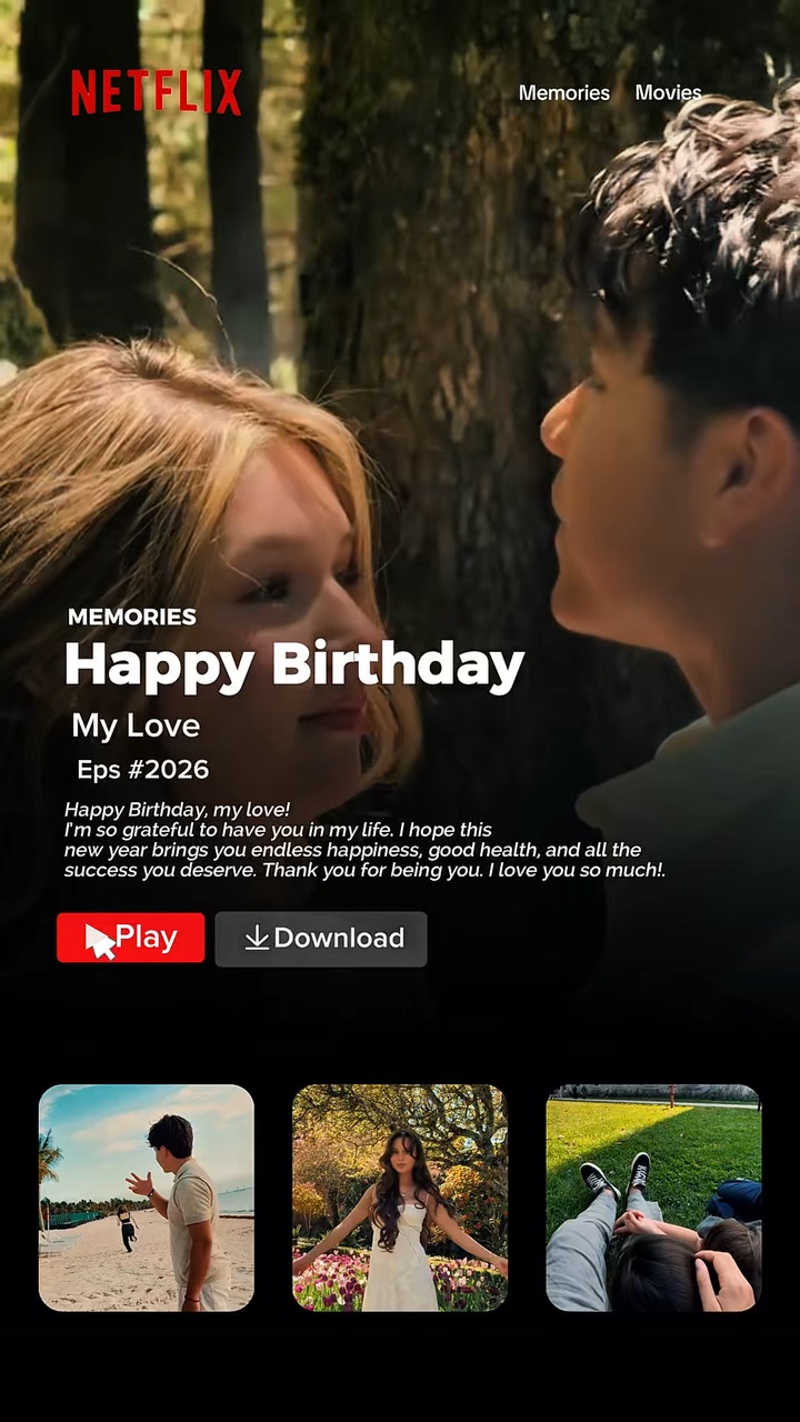 CUMPLEAÑOS DE NETFLIX MI AMOR
