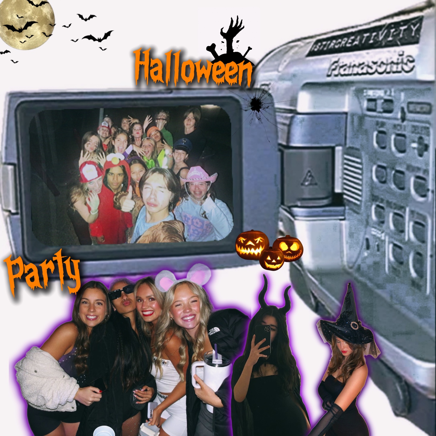 Halloween party dump