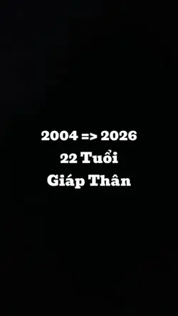 Trend tuổi 2004