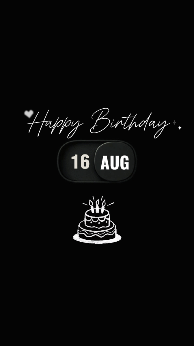 Birthday 16 August