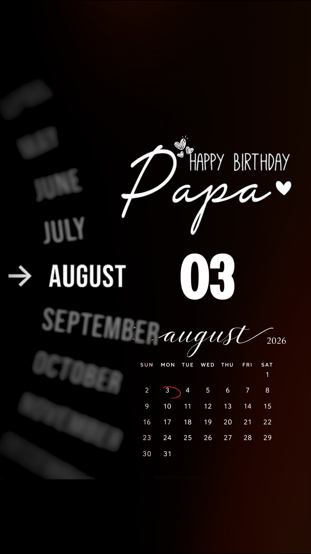 HBD 03 8월