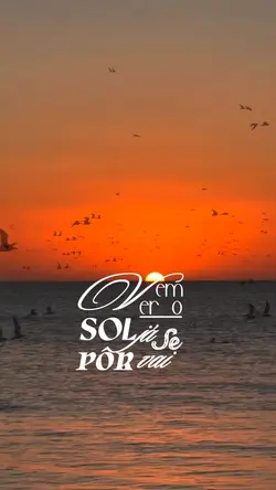 o pôr do sol